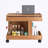 Small Coffee Table with Wheels, 360° Rotating Desktop Multi-Functional Side Table-571791691