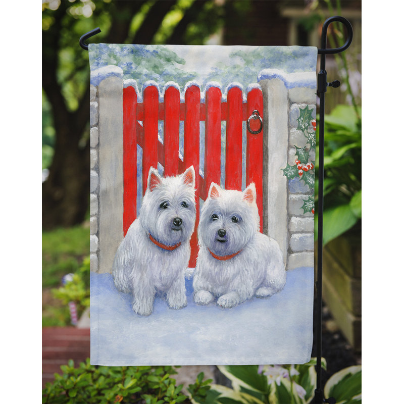 Double Sided Polyester Animal Garden Flag, 15" H  x 11" W