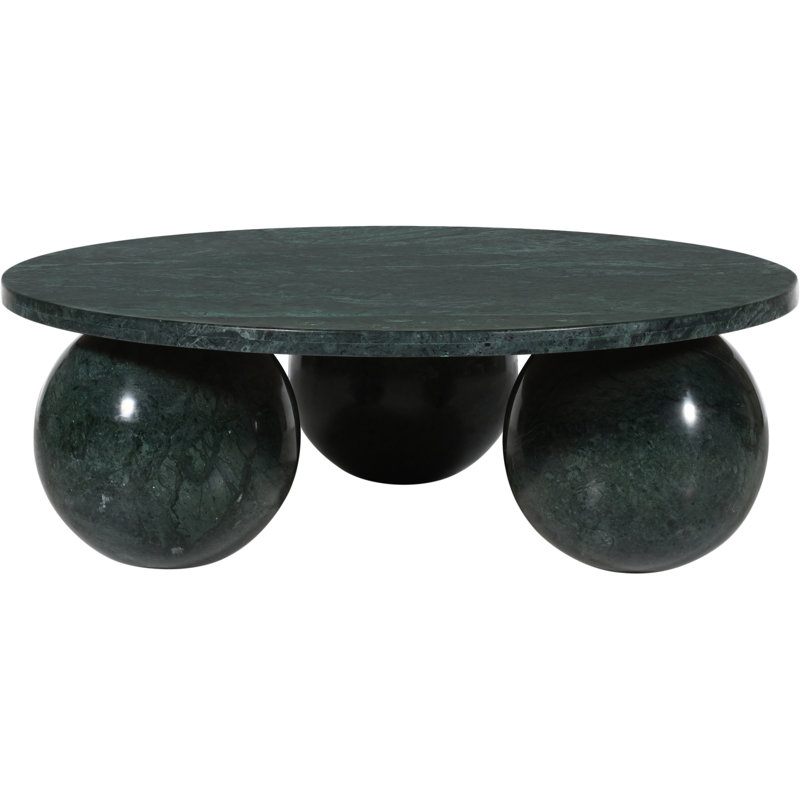 Hizki Marble Top Coffee Table, Green