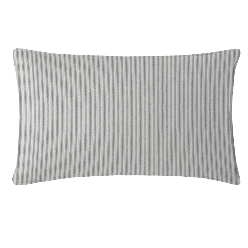 Housse et insert de coussin en coton Lafayette, Taupe, H 14 po x l 20 po