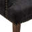 Upholstered Chenille Fabric Accent Dining Chair with Curved Solid Wood Legs-1309245758