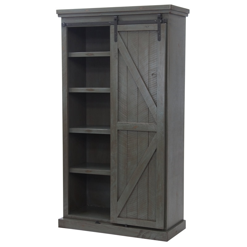 Mihika 75.5'' Kitchen Pantry, Dark Blue