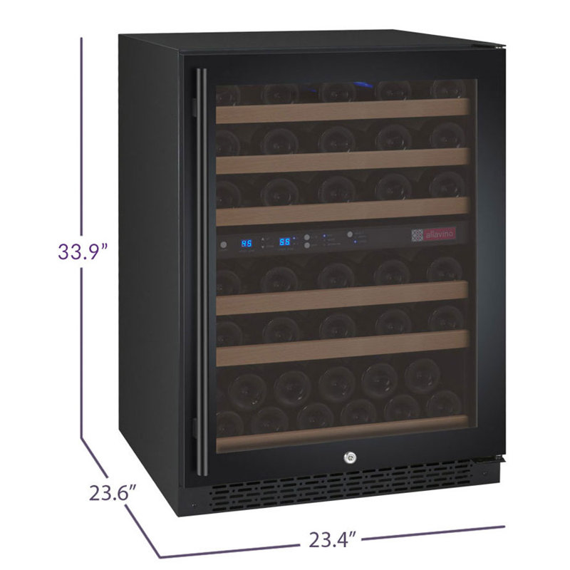 Allavino Dual Zone 23.4'' 56 Bottle Wine Refrigerator