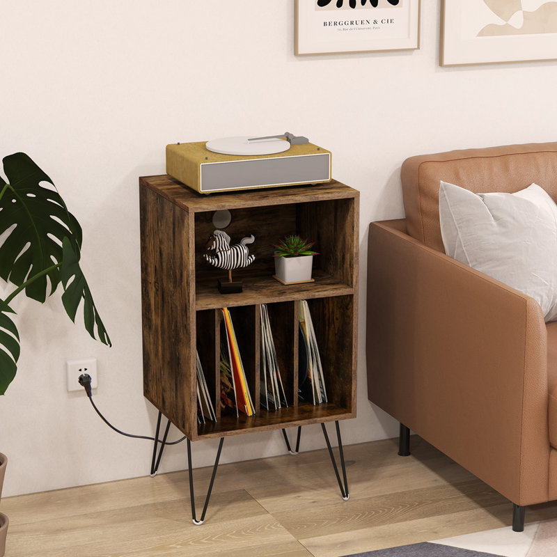 Table de chevet Cebria, Brun