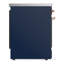 Cuisinière à induction 30 pouces avec 4 éléments à induction bleu nuit Majestic III Series (garniture cuivre)-124828792-124828796