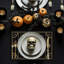 Halloween Placemats, Tarot Webs Disposable Cardstock Paper Table Mats For Dining, 8-Pk