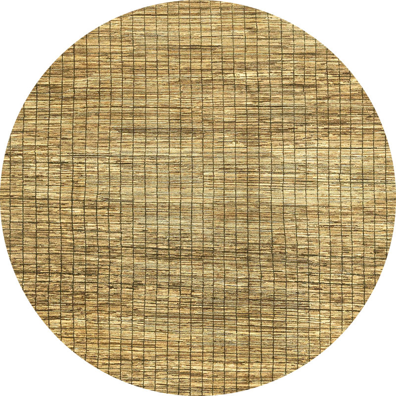 Tapis abstrait moderne 3312, Rond 7 pi