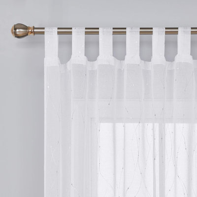 Burhans Semi Sheer Curtain Pair