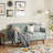 Upholstered Square Arm Sofa-253426788