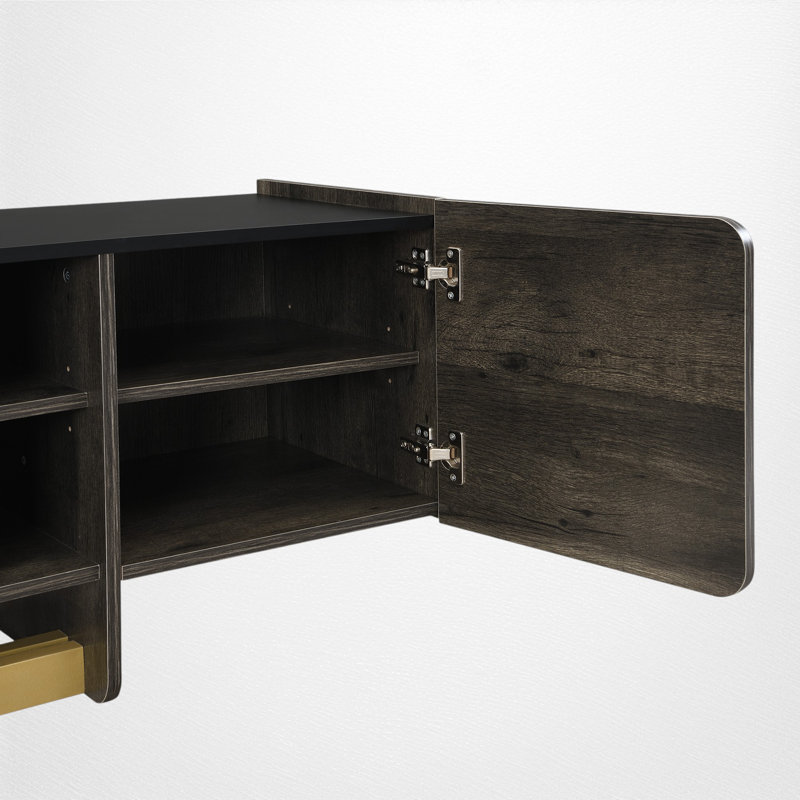 Meuble télé et table basse Modern Living, Noir