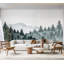 Premium Wallpaper Wall Mural - Misty Forest-2000955485