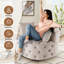 Fauteuil demi-tonneau en velours 36,6 po Keoka-365700104