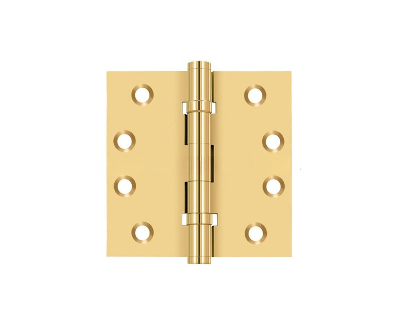 Butt Bearing Hinge, PVD Polished Brass