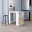 Îlot de cuisine Aurora avec compartiment ouvert et armoire, îlot de cuisine