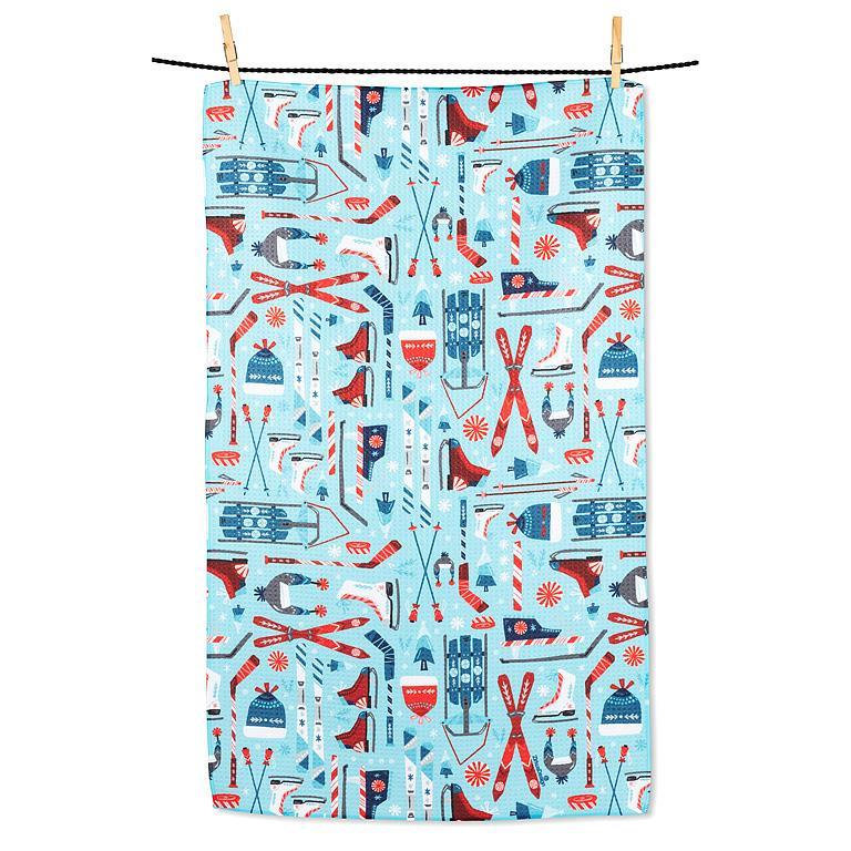 Serviette de cuisine Sports d'hiver