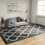 Haraldur Rug Washable Black and White Anti Slip-1227719332