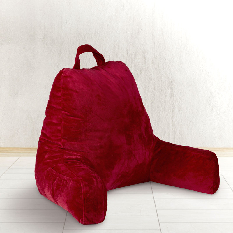 Throw Pillow, Maroon, 16" H x 13" W x 9" D