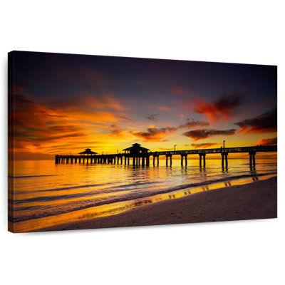 Aletra Fort Myers Pier At Sunset Florida USA II