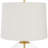 Hurley Glass and Metal Table Lamp with 3-Way Switch