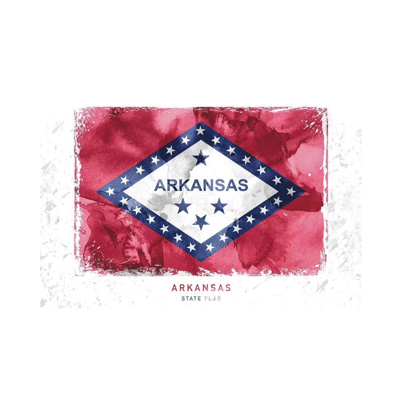 Arkansas, H 18 po x l 26 po x P 1,5 po, Arkansas