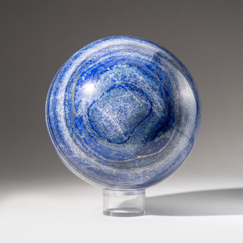 Polished Lapis Lazuli Sphere from Afghanistan (5.5", 11.5 Lbs)