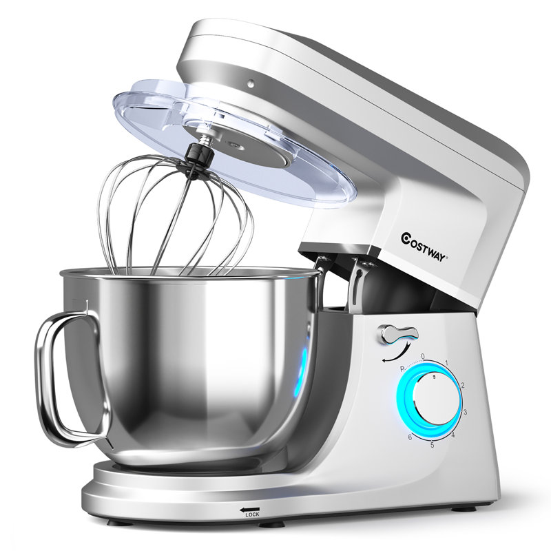 Costway 7.5 Quarts Stand Mixer, Silver