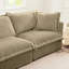Corduroy 2 For Cozy Times - Siège profond, coussin rembourré et housse amovible, siège confortable, moderne et moderne