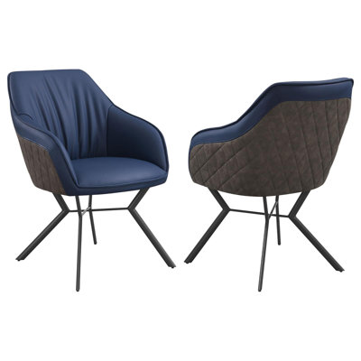 Ensemble de 2 chaises de salle à manger rembourrées