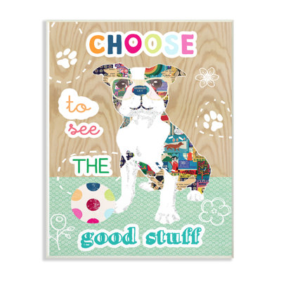 « good stuffs dog dog », impression