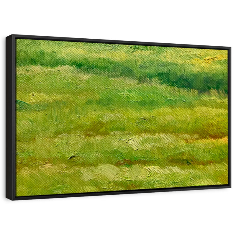 «Green Fields», reproduction sur toile, H 9 po x l 13 po