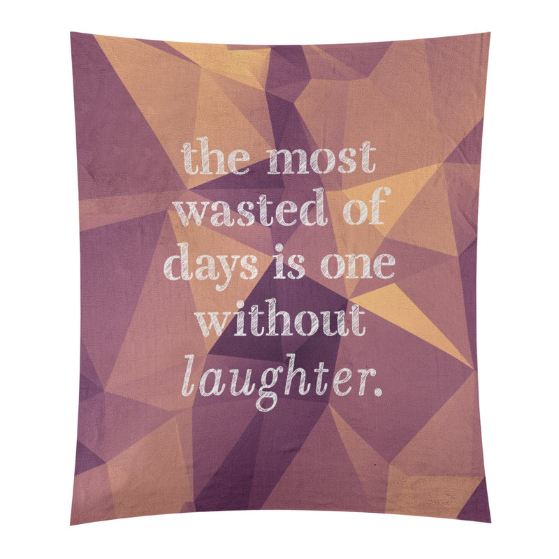 Tapisserie en polyester en faux gemme de rire, H 60 po x l 51 po, Morganite
