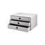 3 Drawer Filing Storage Box for A4 Desktop organizer for Documents, Files Blue-133709593