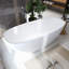 66.9'' x 29.5'' Soaking Solid Surface Bathtub