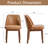  Bason Upholstered Faux Leather Dining Chairs Set of 6-116530376-112912426