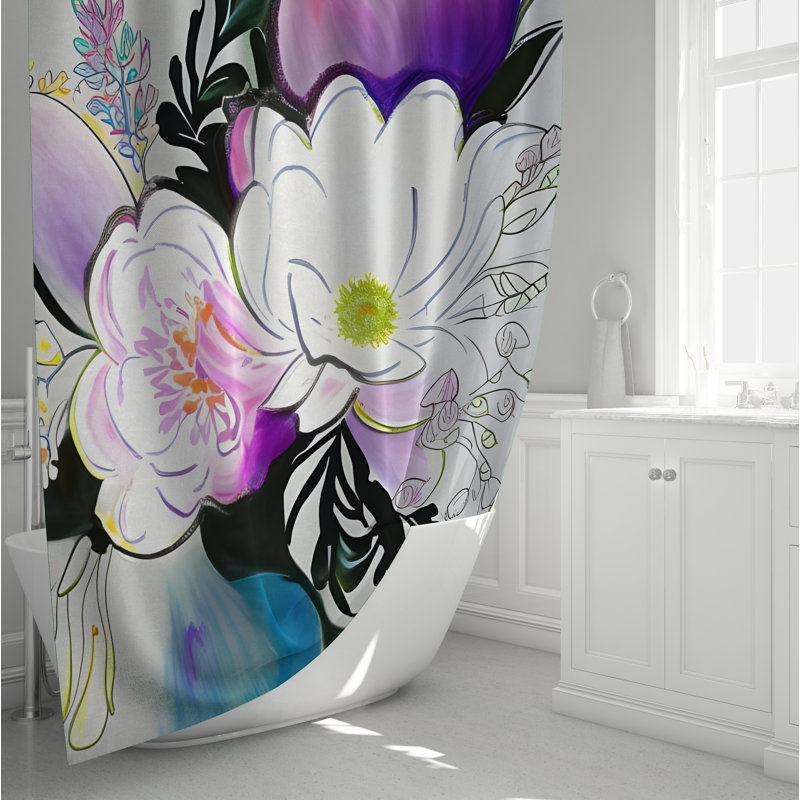 Rideau de douche Arivaca, H 72 po x l 70 po