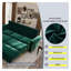 Canapé-lit gigogne 93,7 po Chesterfield, canapé-lit convertible 3-en-1 en velours