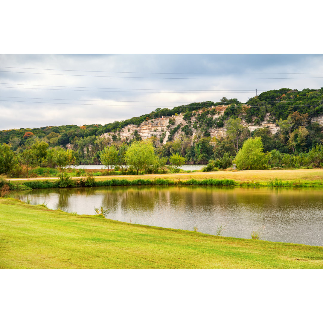 Park And The Brazos River von Arpad Benedek - Druck