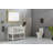 Wenty 19'' White Ceramic Rectangular Bathroom Sink