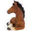 Statue de jardin poney relaxante