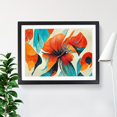 Flowers Abstract Vol.5 - Single Picture Frame Painting