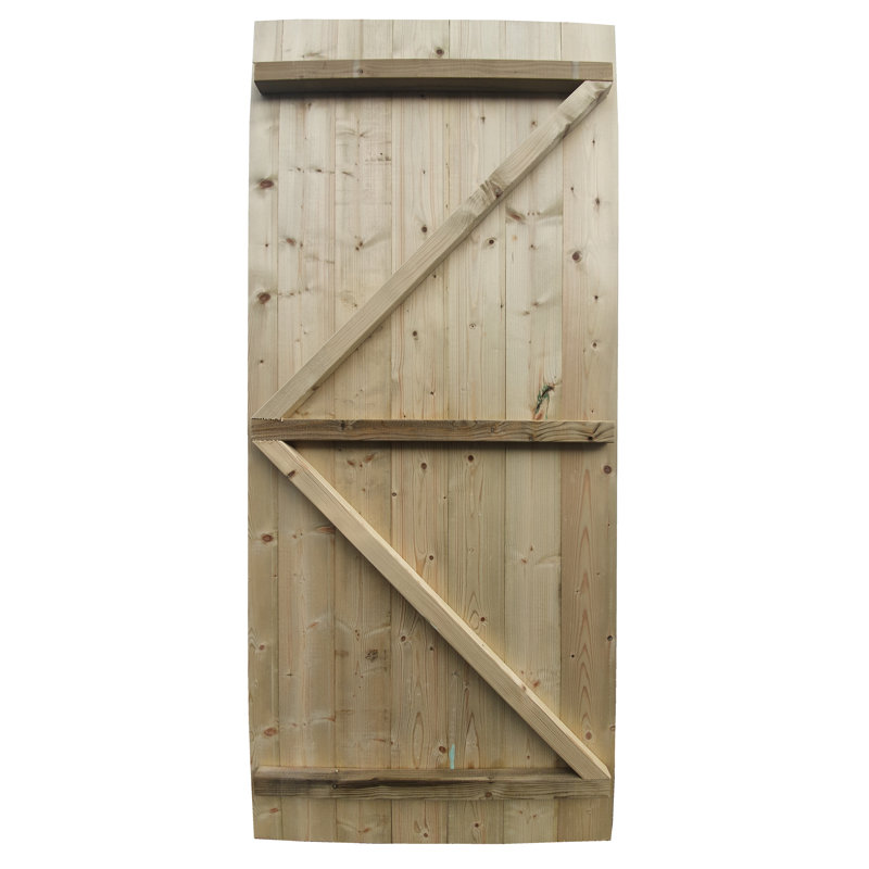 Shiplap Pent Wooden Shed, 203.2cm H x 213.36cm W x 182.88cm D