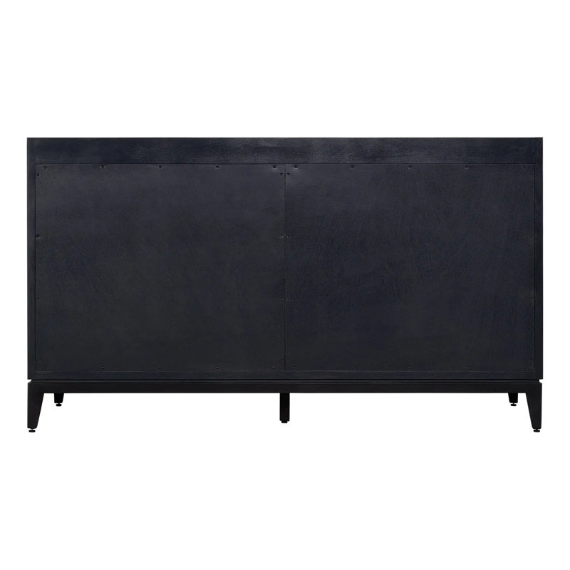 Meuble-lavabo double 60 po Hytes - armoire seulement, Bleu marine minuit