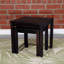 Ensemble de 2 tables gigognes en eucalyptus