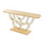 Camellia Field Caramel Console Table