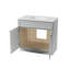 Ensemble de meuble-lavabo simple 36 po Chrisna-1067720707