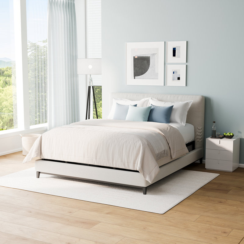 5 Inch Metal Box Spring, Bed Frame Low Profile, Basic Mattress Foundation, Easy Assembly, Queen