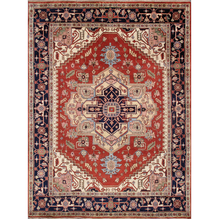 Serapi Hand Knotted Wool Oriental Area Rug