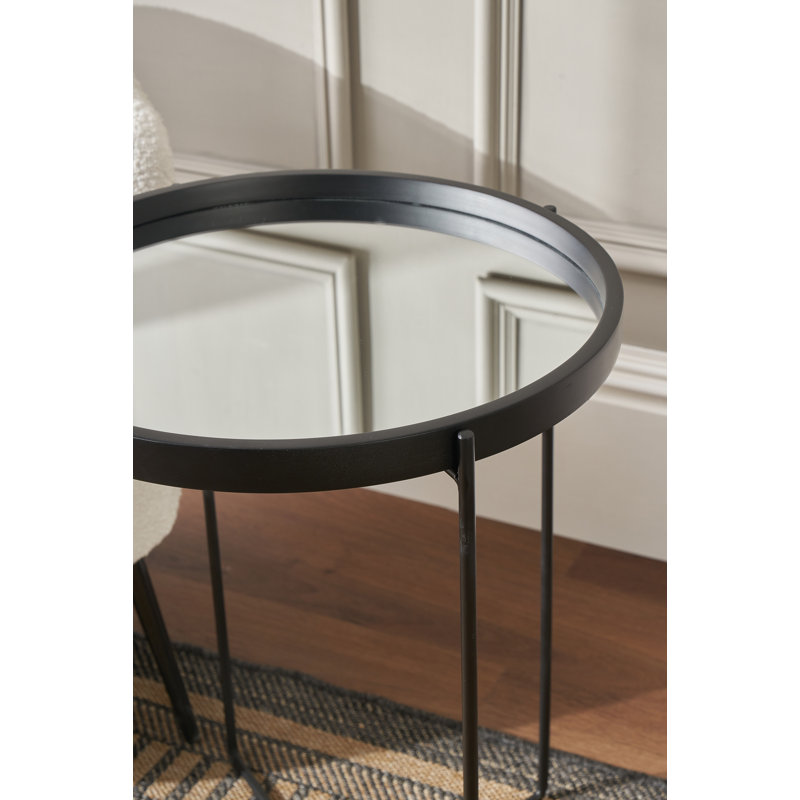 Tiggs Tray Top Cross Legs End Table