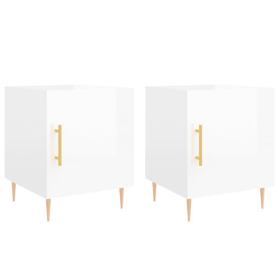 Bouzov 40cm W Iron Bedside Table
