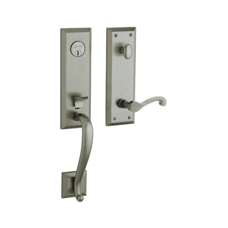 Stonegate Handleset with Deadbolt and Door Lever and Rosette, Right, Distressed Oil Rubbed Bronze, Yes